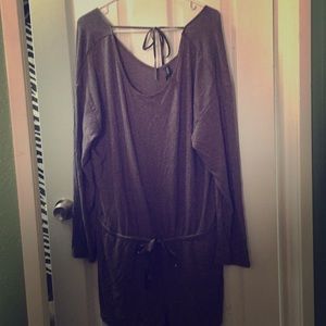 Purple-ish grey romper
